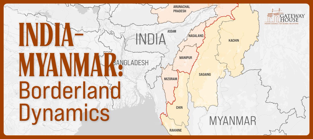 GatewayHouseIND's tweet photo. India’s #ActEastPolicy and its priorities for the #Northeast are closely tied to the on-ground realities in #Myanmar.

We present an interactive timeline that tracks cross-border dynamics between #India's Northeast &amp; #Myanmar after the 2021 military coup: https://t.co/jCCK7ChaSy https://t.co/XJCED7d0tK