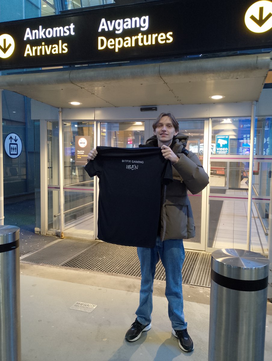 Our very own TEKKEN master, <a href="/ibenakaiben/">BFG iben</a>, is on his way to Oslo, ready to clash with the best at the European TEKKEN Cup! 🥊 We just dropped him off at the airport, and he's geared up and ready to bring the fight to <a href="/EldoradoHub/">Eldorado</a> 💪