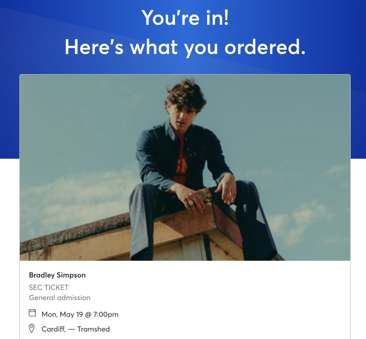 see you in may <a href="/TheVampsBrad/">Bradley Simpson</a> &lt;3