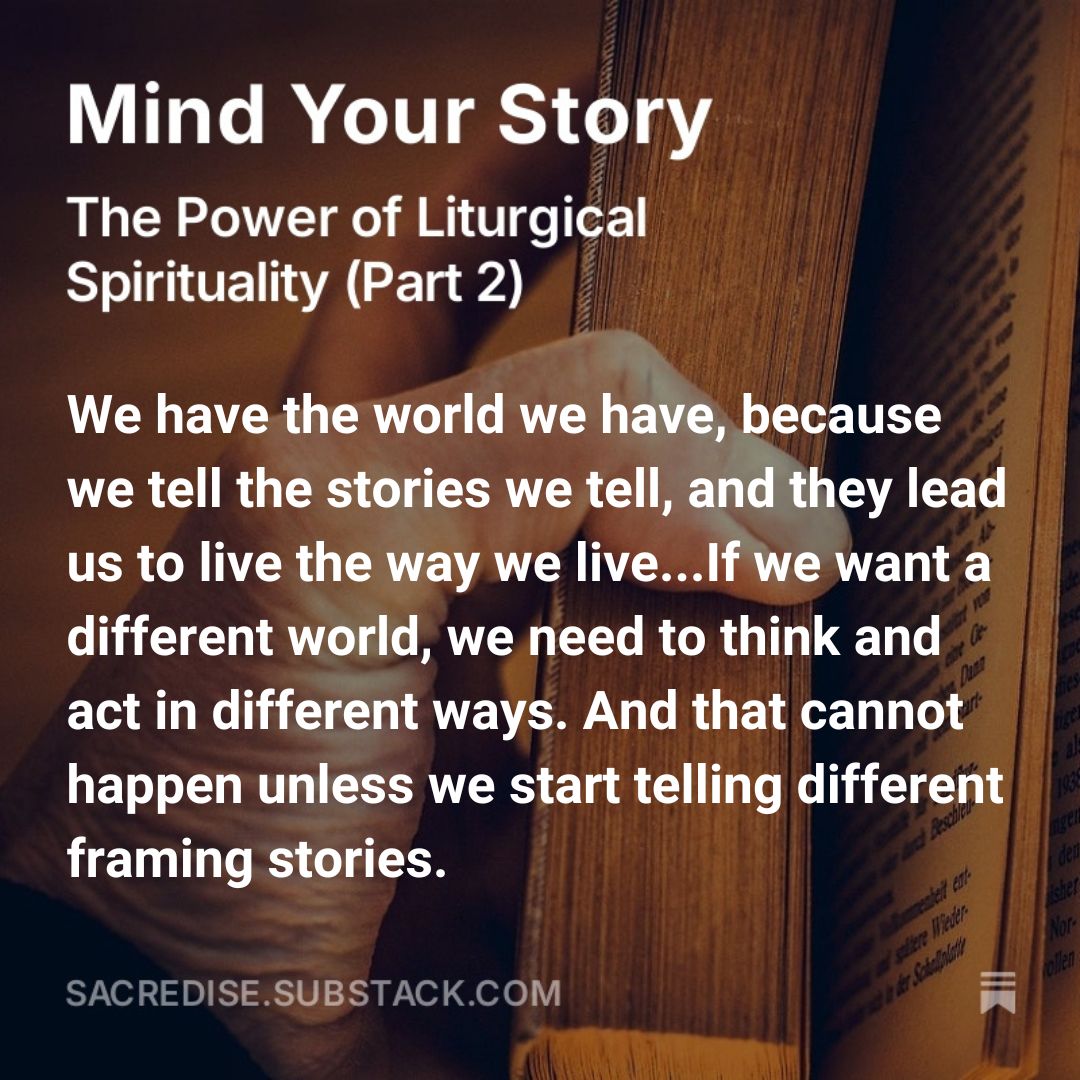 Sacredise's tweet photo. From 'Mind Your Story': https://t.co/lMmu9lnmAF

#Story
#ConsciousEvolution
#LiturgicalSpirituality https://t.co/nTuRrTfMZO