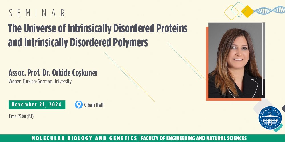 KHAS_MBG's tweet photo. Our next Departmental Seminar will be held on 21st November at 15:00 at Cibali Hall. Our guest speaker is Assoc. Prof. Dr. @OrkidWeber from Turkish-German University! https://t.co/Rd1LIHJoTj