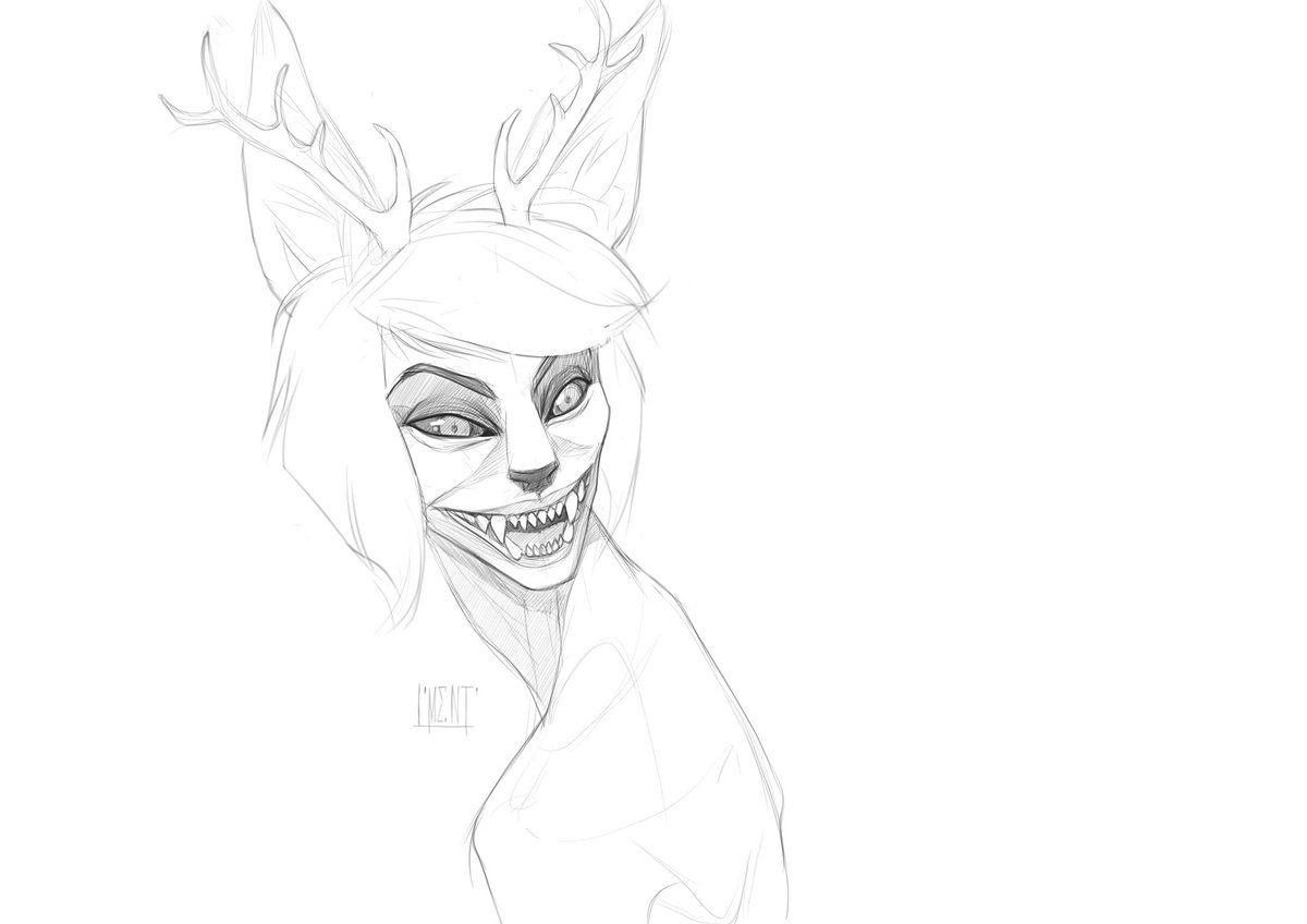 This is what happens when you think that the character isn’t creepy enough.

Stay tuned, there’ll be more.

#HazbinHotel #HazbinHotelAlastor #Alastor