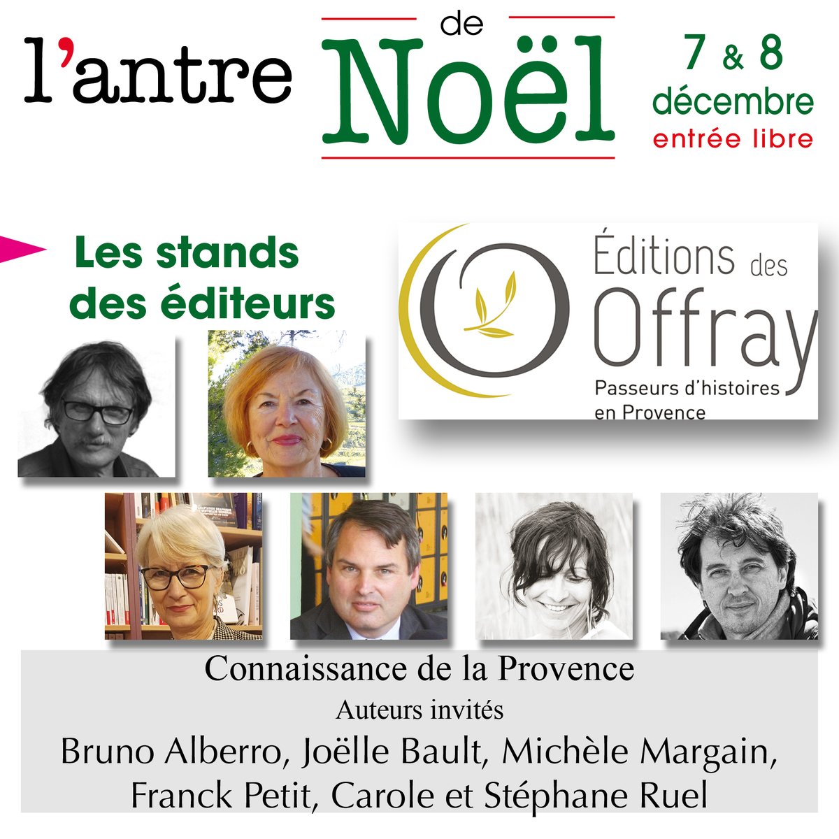 Des nouveautés, des classiques… Les Offray, fidèles à l'Antre de Noël !
lantredeslivres.com/2024/11/editio…
Noël, c'est choisir de beaux livres, et chez Les Offray, on est servi !
Auteurs invités : Bruno Alberro, Joëlle Bault, Michèle Margain, Franck Petit, Stéphane Ruel