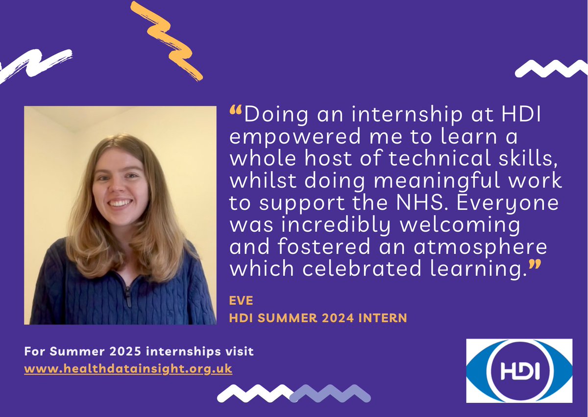 HDI_Cambridge's tweet image. From building a synthetic data service to developing innovative tools that shape the future of healthcare. Learn more about the invaluable skills and insights you could gain on the @HDI_Cambridge #Interns Programme 👉healthdatainsight.org.uk/hdi-internship…
#HealthData #Innovation