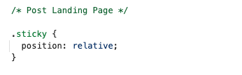 quand tu passe de pure css a tailwind sur un projet existant, tu peux tomber sur ce genre de surprise 😅, je comprenais pas pour ma classe sticky ne fonctionnait pas.