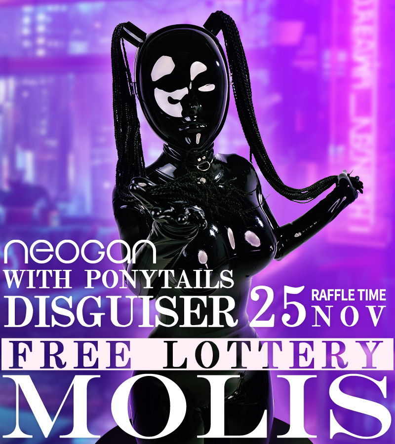 Raffle Time!
Enjoy full encasement moment of being a black doll!Get a FREE Disguiser mask with only 3 steps!!:
●Follow MOLIS STUDIO <a href="/molisstudio/">Inthemask by Moli's</a>
●Like and Comment this post
●Repost it so that every one can get this chance to try their luck!
💖Buy Disguiser Right Now！💖
#molis