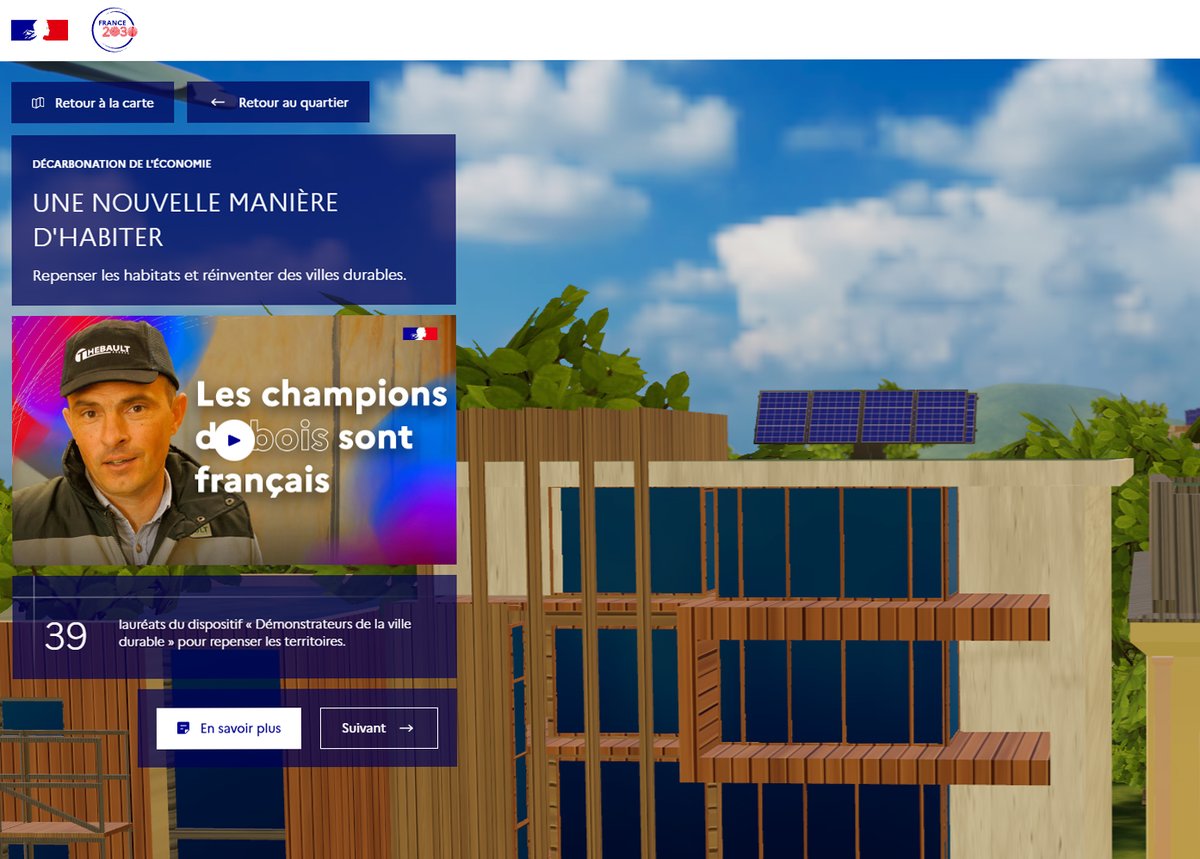 GroupeThebault's tweet image. #DECARBON&apos;ACTION, 
🤩 Une nouvelle façon d&apos;habiter : le LVL, contreplaqué grands formats et grandes dimensions pour faire beaucoup plus avec beaucoup moins de bois.
#FRANCE2030

experience.france2030.gouv.fr/fr/visit/decar…