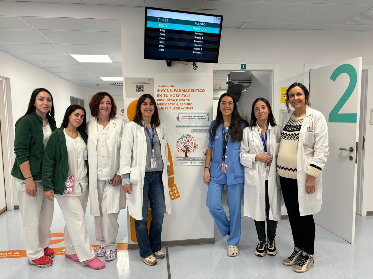 Un año más nos unimos al #DiaAdherencia2024 por su papel fundamental en una adecuada terapia y resultados porque la adherencia marca la diferencia, desde la farmacia hospitalaria te acompañamos en el camino