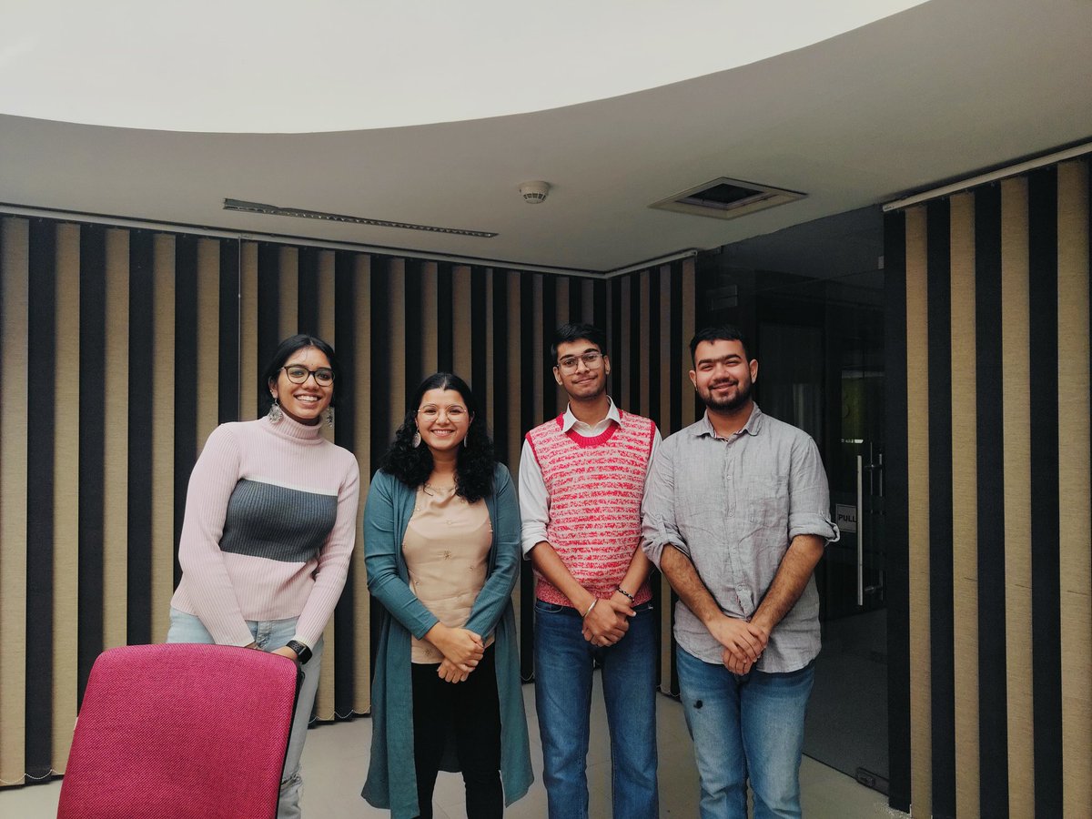 sapnakk09's tweet photo. I’ve always wanted to meet Dr Abhilasha Joshi. Today not only did I get to meet her, I also interviewed her for @smc_iiserm’s Scientifically Speaking podcast. Stay tuned to hear her scientific journey along with personal anecdotes such as why her handle is @RhythmicSpikes 😉 https://t.co/im6nwnMY9b