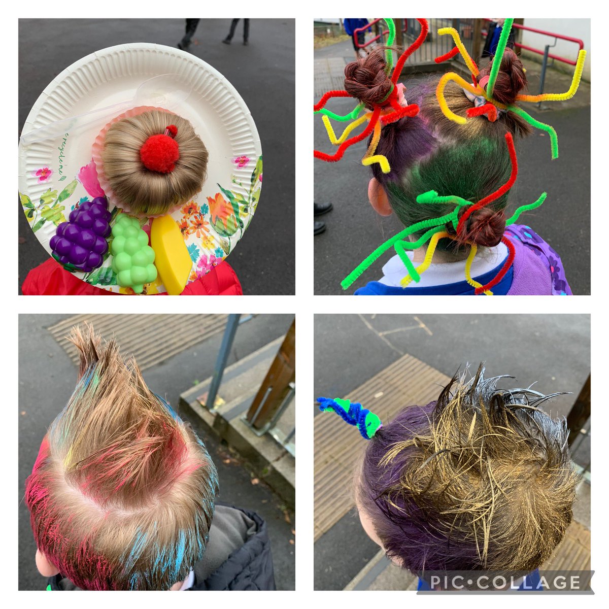 Crazy hair day for Children in Need!