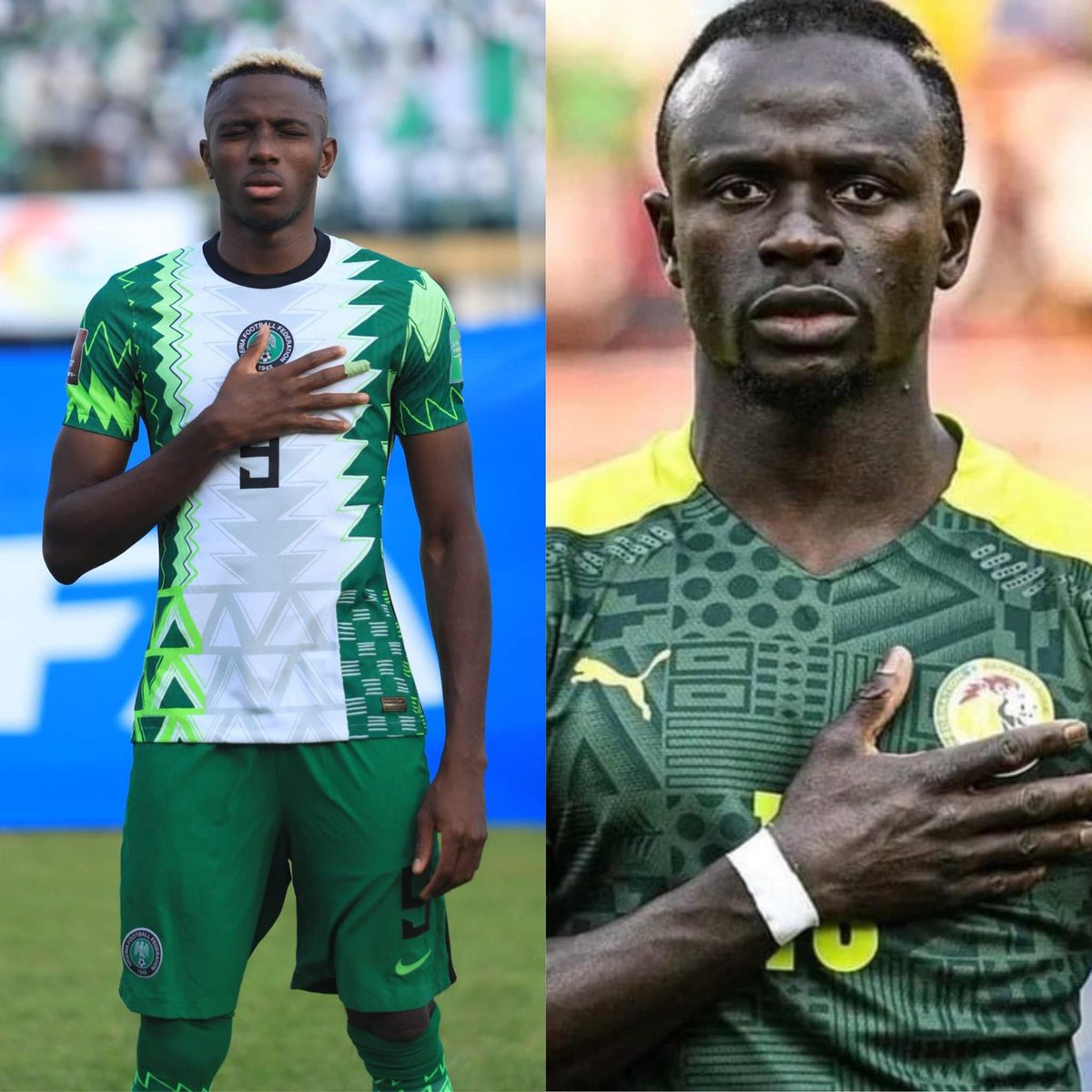 Footballtweet's tweet photo. 🗣️ Victor Osimhen: “I am inspired by Sadio Mané. But I have a different goal compared to his. He is building infrastructure for the community of Senegal. That is awesome.

But for me, I want to help disabled challenged people across Africa. I will always do my best to help where I can help. I am in the process of opening headquarters in Africa which will help to achieve this goal.

If you don't have a leg, we will create a new one for you. If it's an arm, we will create a new one for you. We want them to feel equal to everyone. We work for Africa.” 🇳🇬🌍🇸🇳