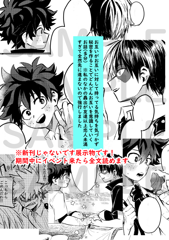 こういう内容物になります。
R18部分のサンプルはこちら→https://t.co/byMWD3OrZD 