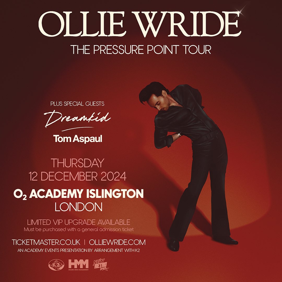 D r e a m k i d (@dreamkid83) on Twitter photo Stoked to announce that I’ll be supporting <a href="/OllieWride/">𝐎𝐋𝐋𝐈𝐄 𝐖𝐑𝐈𝐃𝐄</a> at the O2 Academy in London on the 12th of December 🎤🎸 Stoked to announce that I’ll be supporting <a href="/OllieWride/">𝐎𝐋𝐋𝐈𝐄 𝐖𝐑𝐈𝐃𝐄</a> at the O2 Academy in London on the 12th of December 🎤🎸
