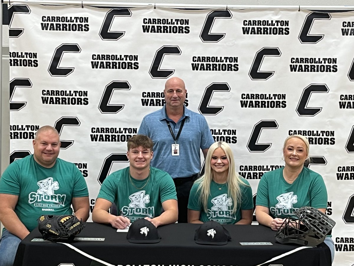 Landon James signed his letter of intent to continue his baseball career at Lake Erie College.
Congrats Landon!
