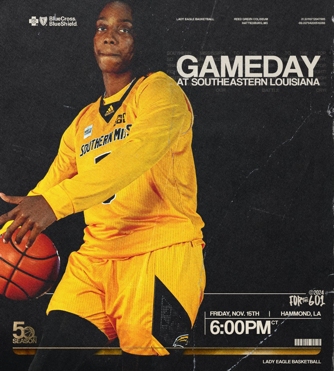 SouthernMissWBB's tweet photo. 𝗚𝗔𝗠𝗘 𝗗𝗔𝗬 𝗜𝗡 𝗛𝗔𝗠𝗠𝗢𝗡𝗗, 𝗔𝗠𝗘𝗥𝗜𝗖𝗔

🆚: Southeastern
⌚️: 6 p.m.
📍: Hammond, La.
🏟: Pride Roofing University Center
📻: https://t.co/IzUFKqJyLt
📺: https://t.co/gqDzpNca83
📊: https://t.co/MWZ6aarsQ6

#McNelisStrong | #SMTTT https://t.co/LEbUlQovSs