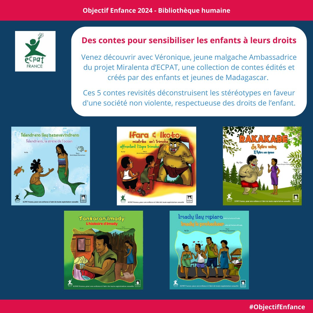 GroupeEnfance's tweet image. [1/2] RDV à #ObjectifEnfance le 27/11 en présence d’enfants &amp;amp; jeunes d’Egypte, Madagascar et Guinée, Hynd Ayoubi Idrissi, Experte du Comité des droits de l’enfant de l’#ONU et @perrinegoulet, Présidente de la @AN_DDEnfants. Au prog : bibliothèque humaine, table-ronde &amp;amp; cocktail👇