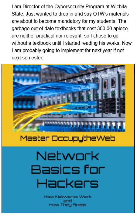 three_cube's tweet photo. Want to enter cybersecurity but don't know anything about networks?        

Then THIS book is for you!        

Network Basics for Hackers!       

 https://t.co/bmK7jolz0F https://t.co/JsL4v36wLE
