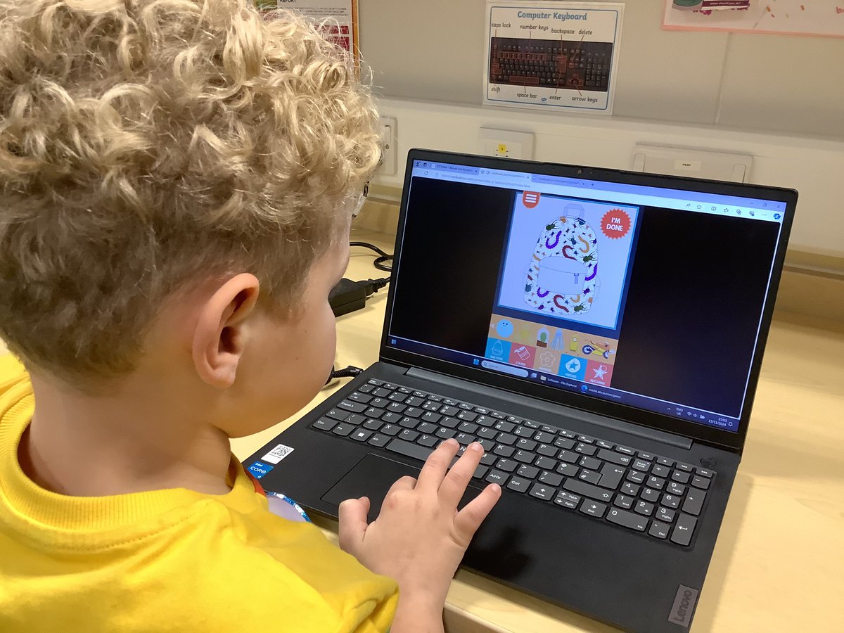 It’s been a fun-filled day raising money for Children in Need. We have been thinking about ‘ making life lighter for children’ whilst designing our own rucksack.