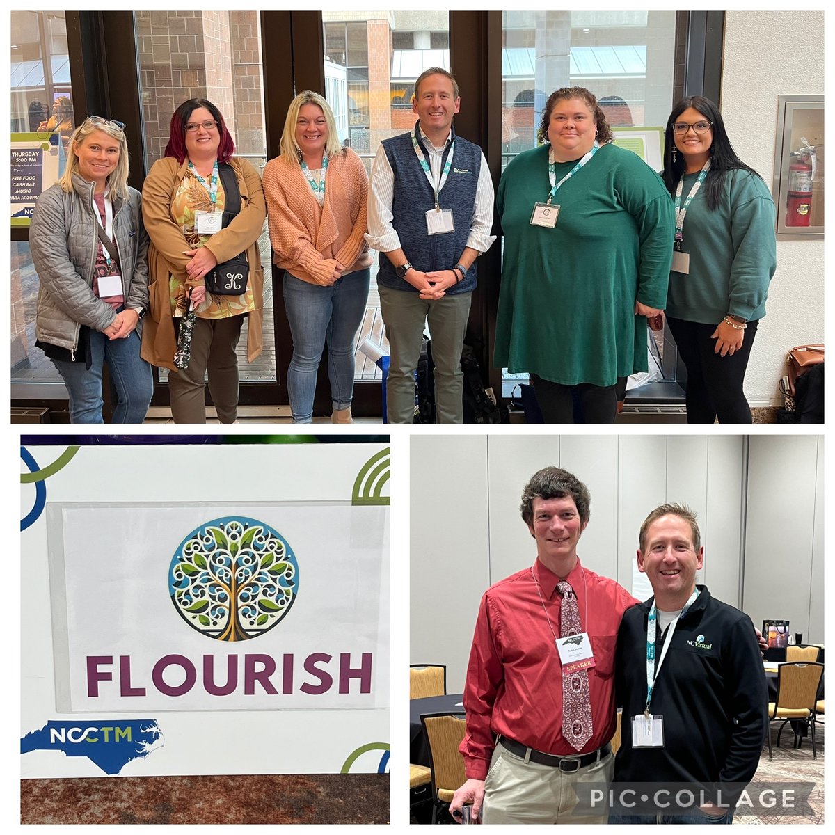 One of the perks of conferences is getting to meet my virtual team face2face and connecting w/ district liaisons we serve! Really enjoyed collaborating, learning &amp; spending time w/ my Trad &amp; CoT teams! #WeAreNCVPS <a href="/ncvps/">NCVPS</a> <a href="/NCCTM1/">NCCTM</a> To quote <a href="/robertleichner/">Rob Leichner - NCVPS 23-24 Teacher of the Year</a>, “we are ALL math people!”