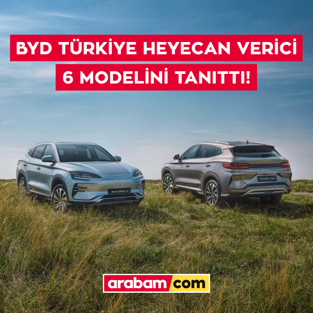 arabamcom's tweet photo. Dünyanın lider elektrikli araç üreticisi BYD, Türkiye’deki büyümesini hızlandırıyor. 🚀Heyecan verici bir döneme adım atan BYD Türkiye, ilk etapta dört yeni modelini Kasım ayında müşterileriyle buluşturacak. 

#arabamcom #byd #arabalar #otomobil #yenimodel https://t.co/FuVq2LshM8