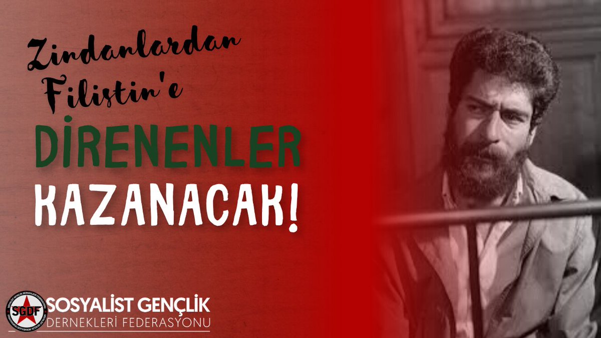 Filistin halkının özgürlük düşünü ve kararlılığını 40 yıl boyunca Fransa zindanlarında sürdüren FHKC'li devrimci Georges Abdallah için tahliye kararı verildi. 

Soykırıma, işgale ve tecride karşı bulunduğu her yeri birer mevzi bilip direnişi büyütenlere selam olsun!