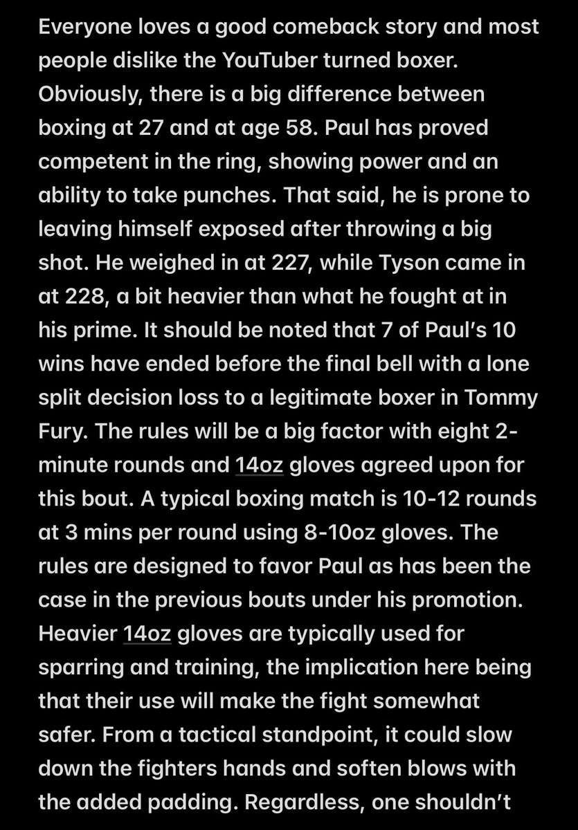 SharpSquarePod's tweet image. Wrote up a fight primer last night discussing odds movement and betting angles for the @JakePaul vs @MikeTyson fight. Hope you enjoy. #PAULTYSON