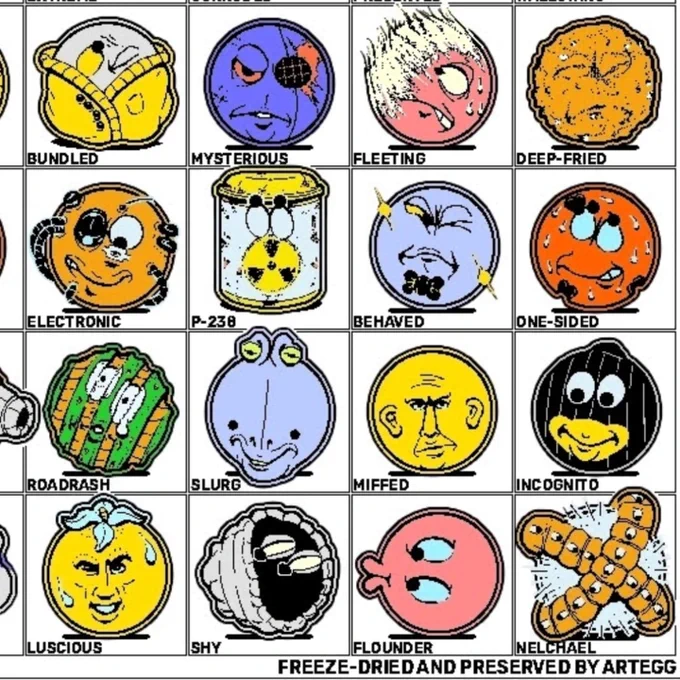 Which is your favorite? All recolored set 12 faces. I'm partial to brainstorm myself but incognito is a close 2nd. Full image below 