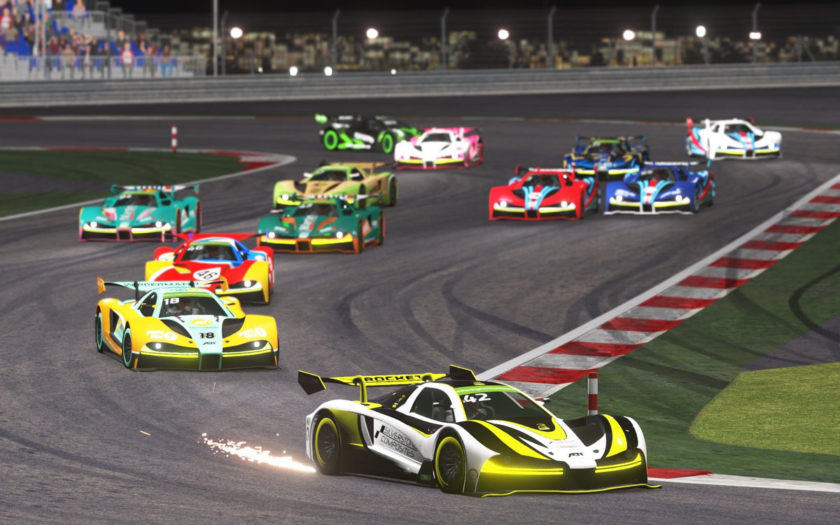 Action-packed night racing in the desert.

Bahrain eX Prix report: bit.ly/3CryUhb

⚡️🌎 #SimRacing #RacingForTheClimate #WorldeX