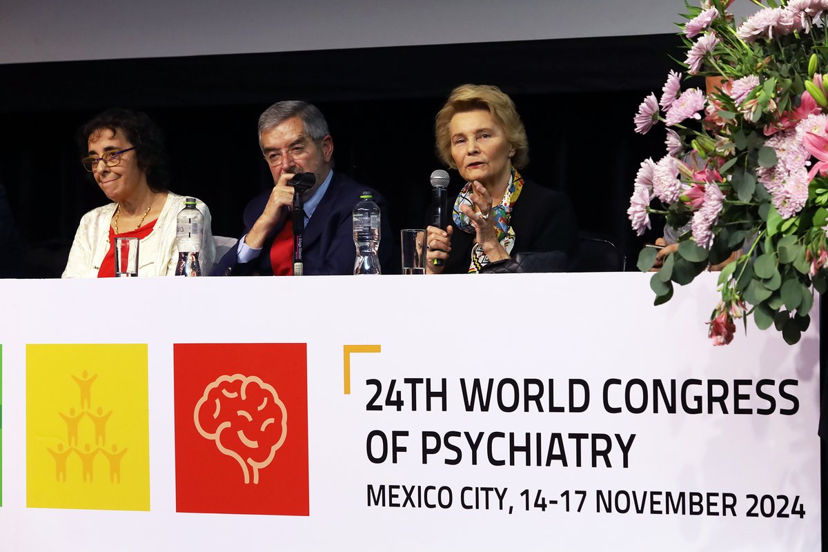 WPA_Psychiatry's tweet photo. The Presidential Symposium on the Past, Present & Future of Psychiatry in Latin America is starting soon! 🕐
🌎 Join us in Hall - Olmeca 4 for insightful discussions on mental health and psychiatry in the region.
#WCP24 #GlobalHealth #BrianHealth #MedicalEvents https://t.co/IIfdO7WgVd