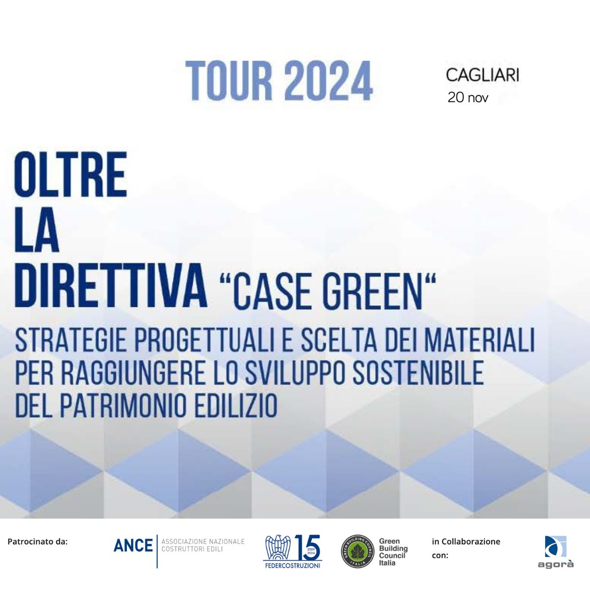 GBCItalia's tweet image. Oltre la Direttiva Case Green: ultima tappa a #Cagliari
@AlfyDF 
@Conf_Ceramica 
@federbeton 
Iscriviti qui: shorturl.at/iILbp
Programma: shorturl.at/VbhGd
|
#RigenerazioneUrbana #EPBDIV #LCA #CAM #CPR #stakeholder