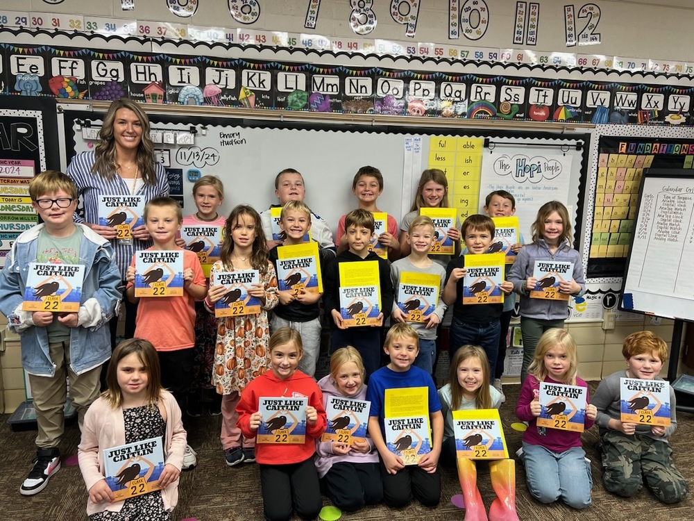 Audubon 2nd Graders Gifted the Book "Just Like Caitlin" audubon.k12.ia.us/o/acsd/article…
