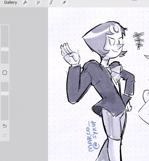 I love the concept sketches so much! #livelaughlove #pearl 