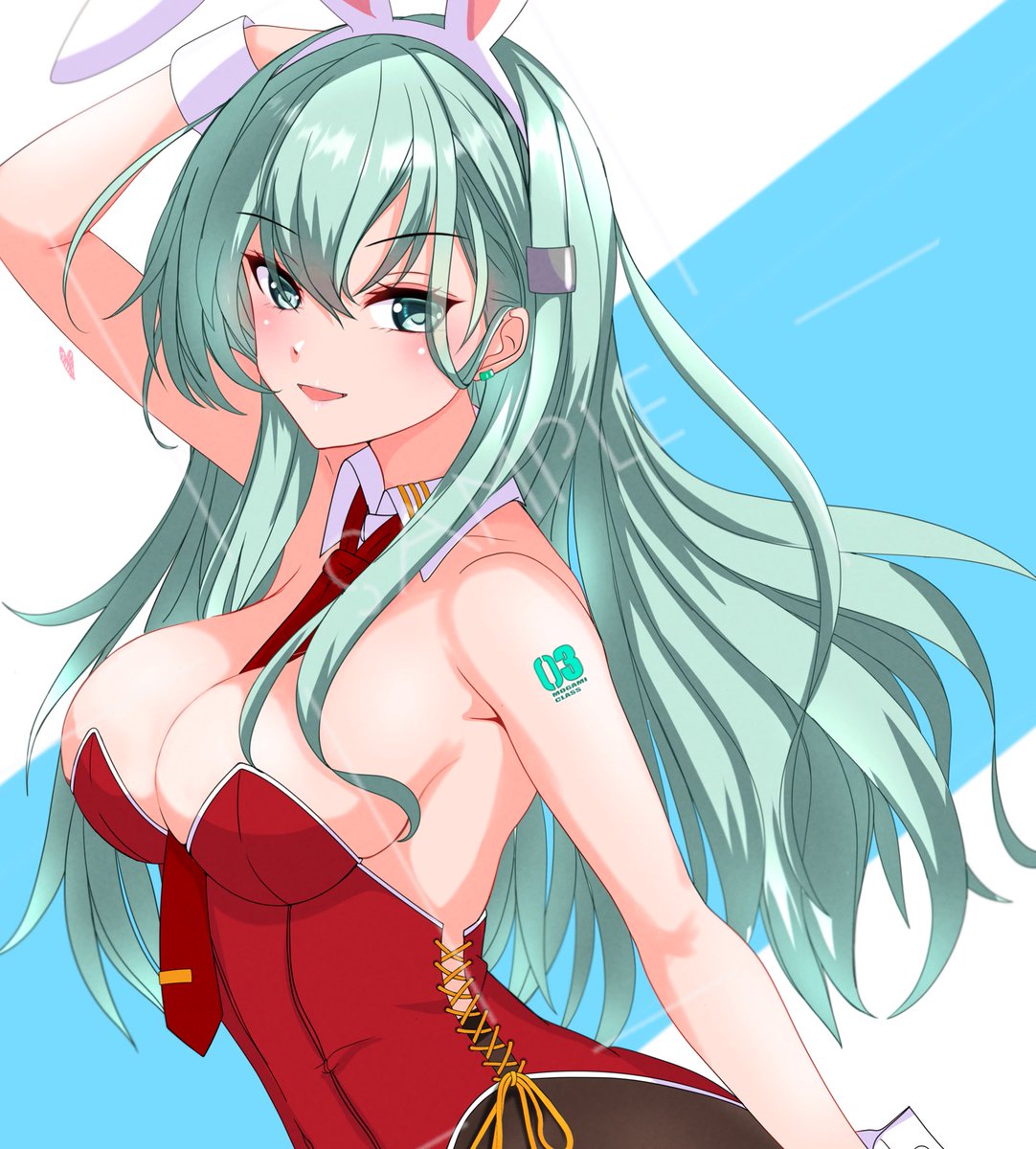 艦隊金沢と前回の艦隊名古屋のじゃんけん大会賞品鈴谷をトリミングプラスαして公開
コンビニの光沢紙で印刷して100均のフォトフレームに入れるだけのお手軽仕様
バニー、水着と来たから次は何にするかなぁ(*'-`) 