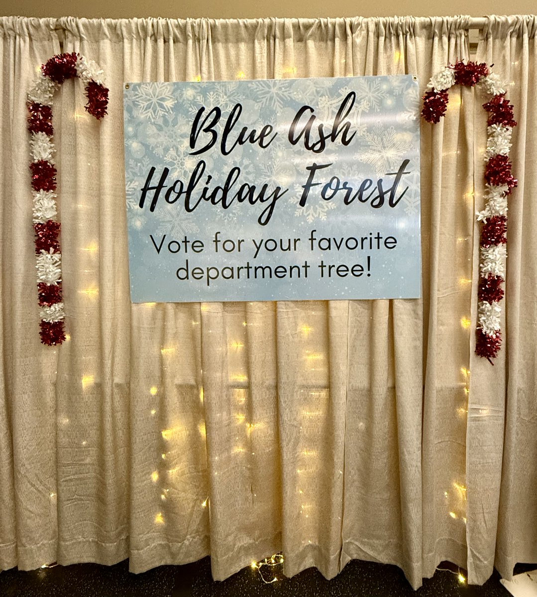 summitblueash's tweet photo. π Tomorrow's the day (11/16) βthe Ice Rink at Summit Park opens! βΈ Donβt miss the Blue Ash Holiday Forest inside the skate shop, where each City department decorated a tree with a GAMES theme. Vote for your favorite while you skate! πβ¨ #SummitPark #BlueAsh https://t.co/0mVq3VIs17