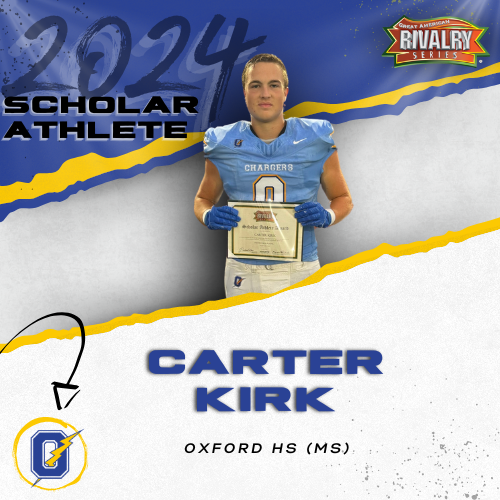 Congratulations to OHS Senior Carter Kirk for being named a nominee to the 2024 Great American Rivalry Series Scholar Athlete All-American Team. Make sure to vote for Carter at: greatamericanrivalry.com/2024-scholar-a…