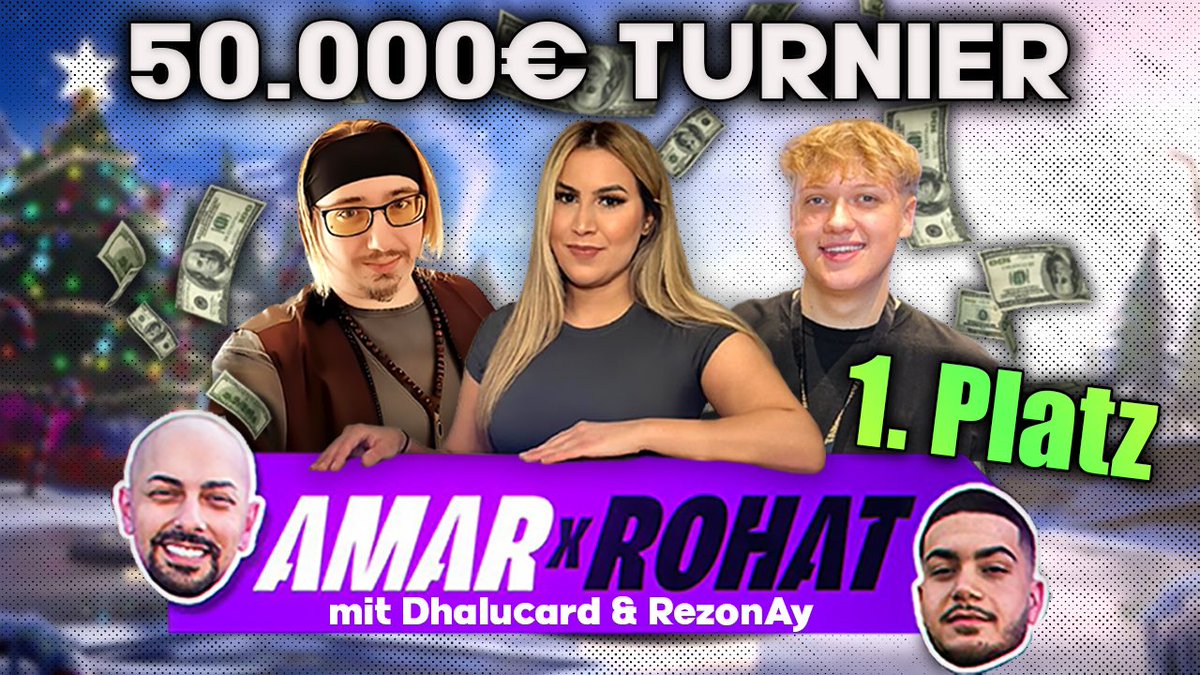 🏆 1. Platz mit REZON &amp; DHALUCARD beim 50.000€ FORTNITE AMAR x ROHAT CUP!

youtu.be/SoZyksLbBd8