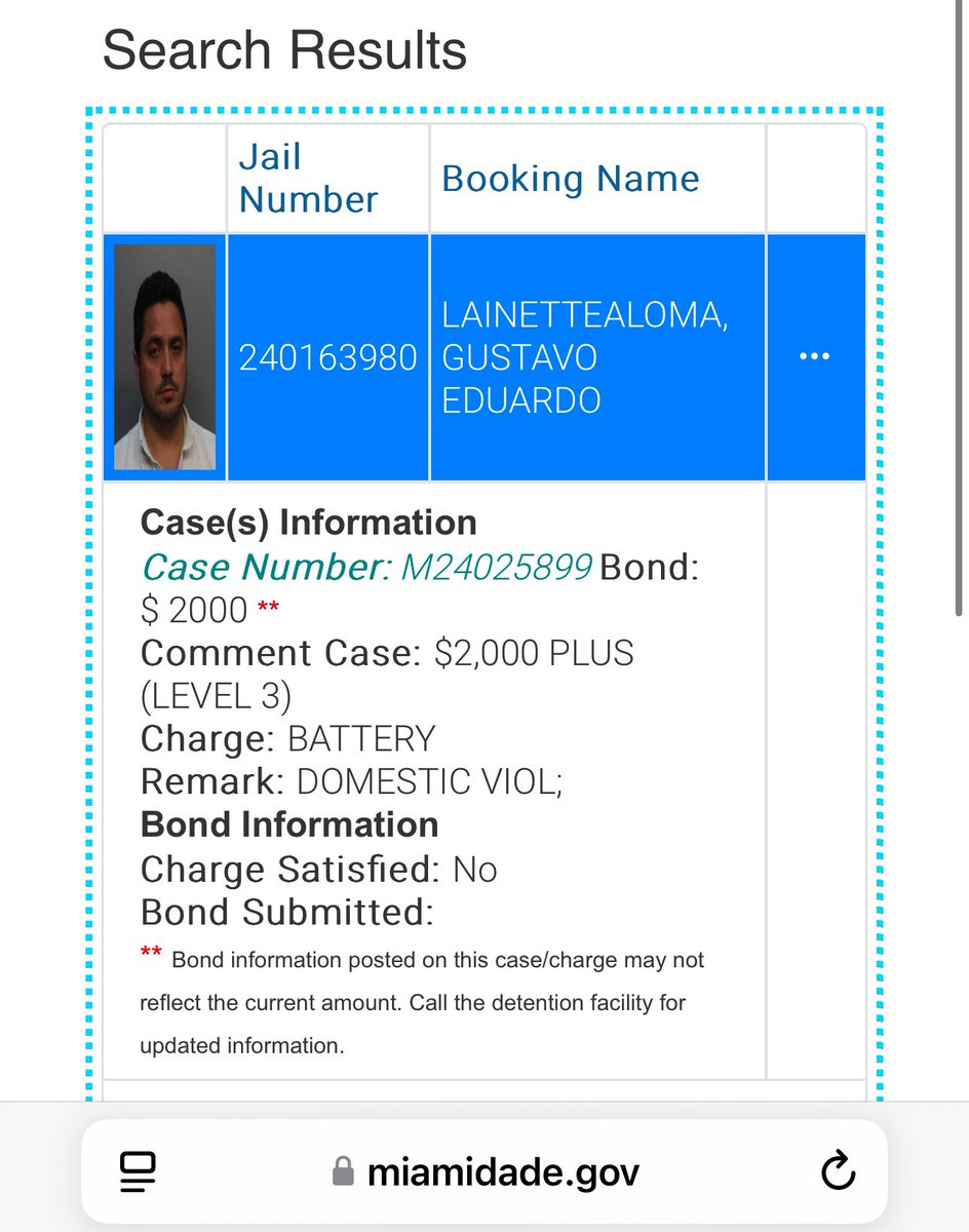 Eduardo_Bittar's tweet photo. Detenido por la Policia de Miami el fundador de “Ya Casi Venezuela”, Gustavo Lainette, desde el día 13/11 a las 23:25. 

Aparte de estafador y drogadicto, golpeador de mujeres. https://t.co/Rl8bYOWOt9