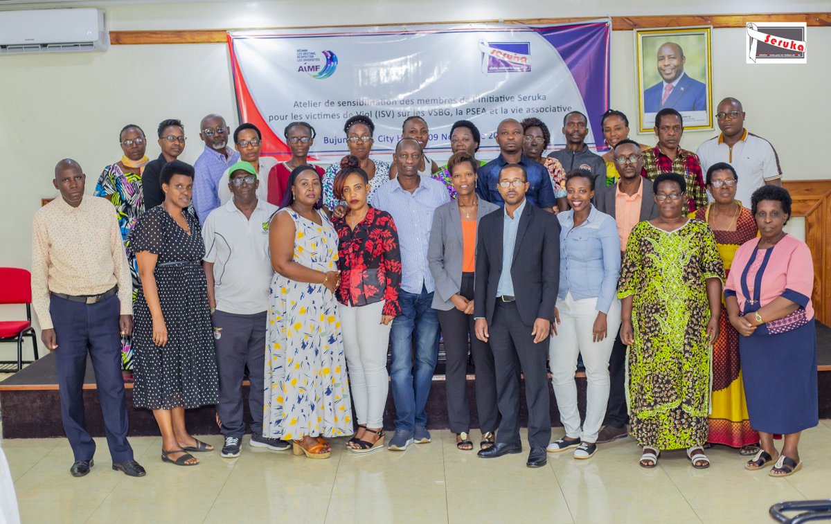 CentreSeruka's tweet photo. Tous les participants ont salué cette initiative parce que chaque membre doit être un modèle dans la protection contre les EAS/HS. Les fonds de l'@AIMFrancophones pour le renforcement organisationnel de l'ISV ont été obtenus grâce au prix Egalité Hommes-Femmes au mois de mai 2024 https://t.co/MHrS7oMDUf
