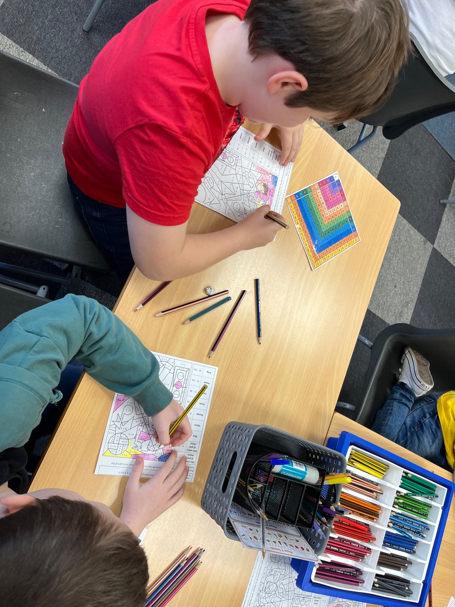 We’ve had fun doing some tricky Children in Need codebreakers in Maths today. #TheOVWay #article28