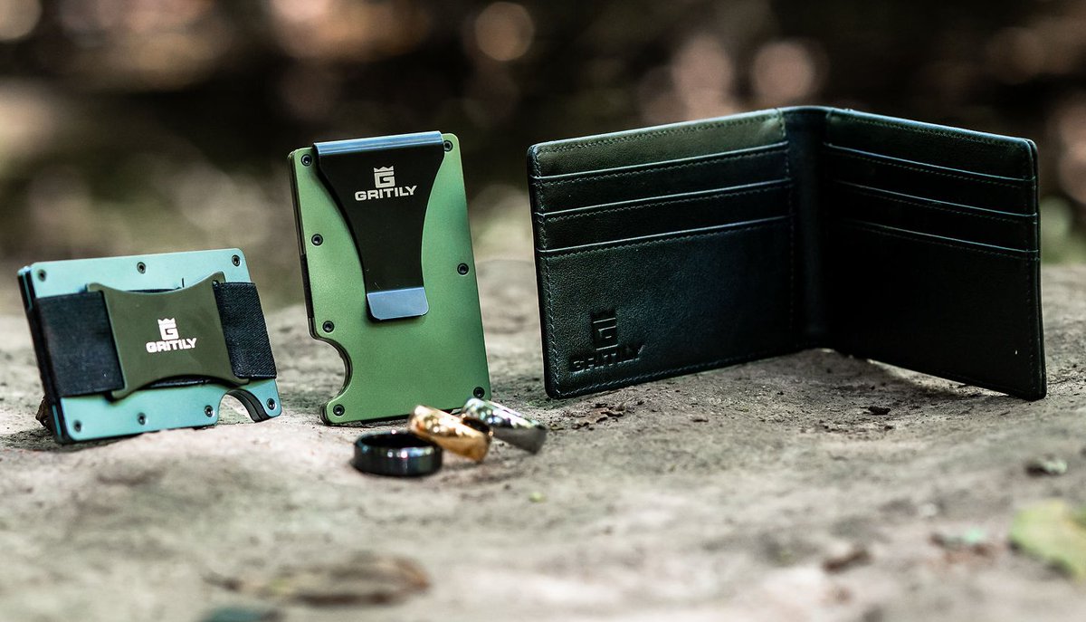 TeamGritily's tweet photo. At Gritily, we create durable, stylish wallets and wedding bands designed to last. Backed by our Gritily Guarantee, every purchase is covered for life. Quality, affordability and purpose - every order supports rare cancer research. #EmbraceYourGrit https://t.co/lLLzMUNXLu