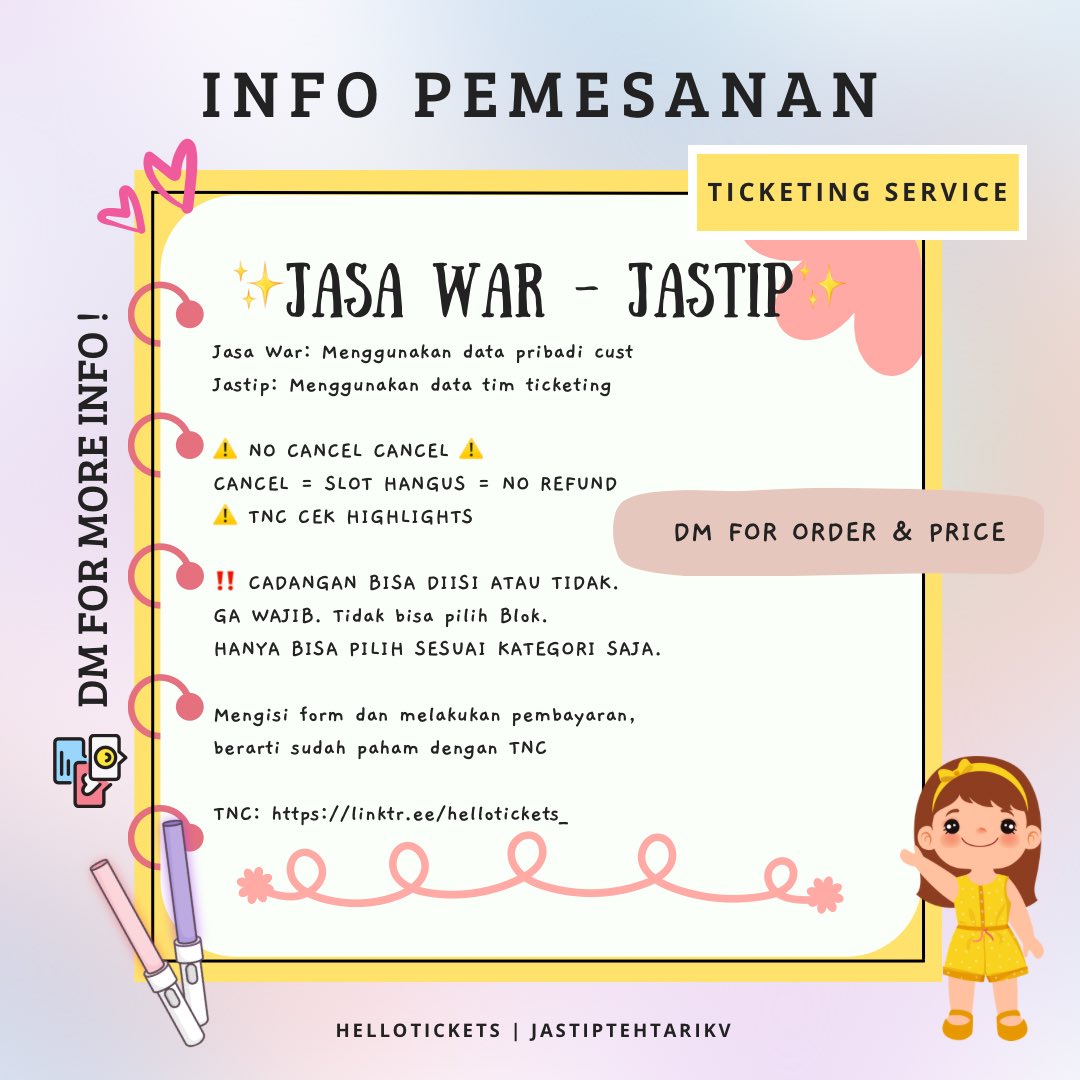 hellotickets_'s tweet photo. ✨️JASTIP SEVENTEEN IN JAKARTA ADD SHOW✨️

CLOSE: 17 NOV 23:59 WIB

PRICE &amp; PESAN DI FORM
Link: https://t.co/4qeci7GnUT

Mengisi form dan melakukan pembayaran, berarti sudah paham dengan TNC

TNC: https://t.co/D9nGHvOrN2 https://t.co/4XOelZF4H4