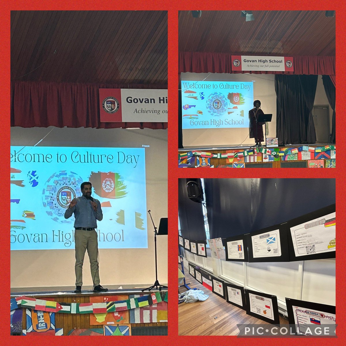 Jane_Arthur_'s tweet photo. Great to join young people, parents &amp; staff @GovanHighSchool today for their Culture Day 🖤❤️A true celebration of all aspects of culture with 42+ Languages spoken in Govan High #IDL @HumzaYousaf @Doug_GCC @fifsross @CDavren @McgeeverSharon @Baker_GCC https://t.co/f5AYHGbgrN