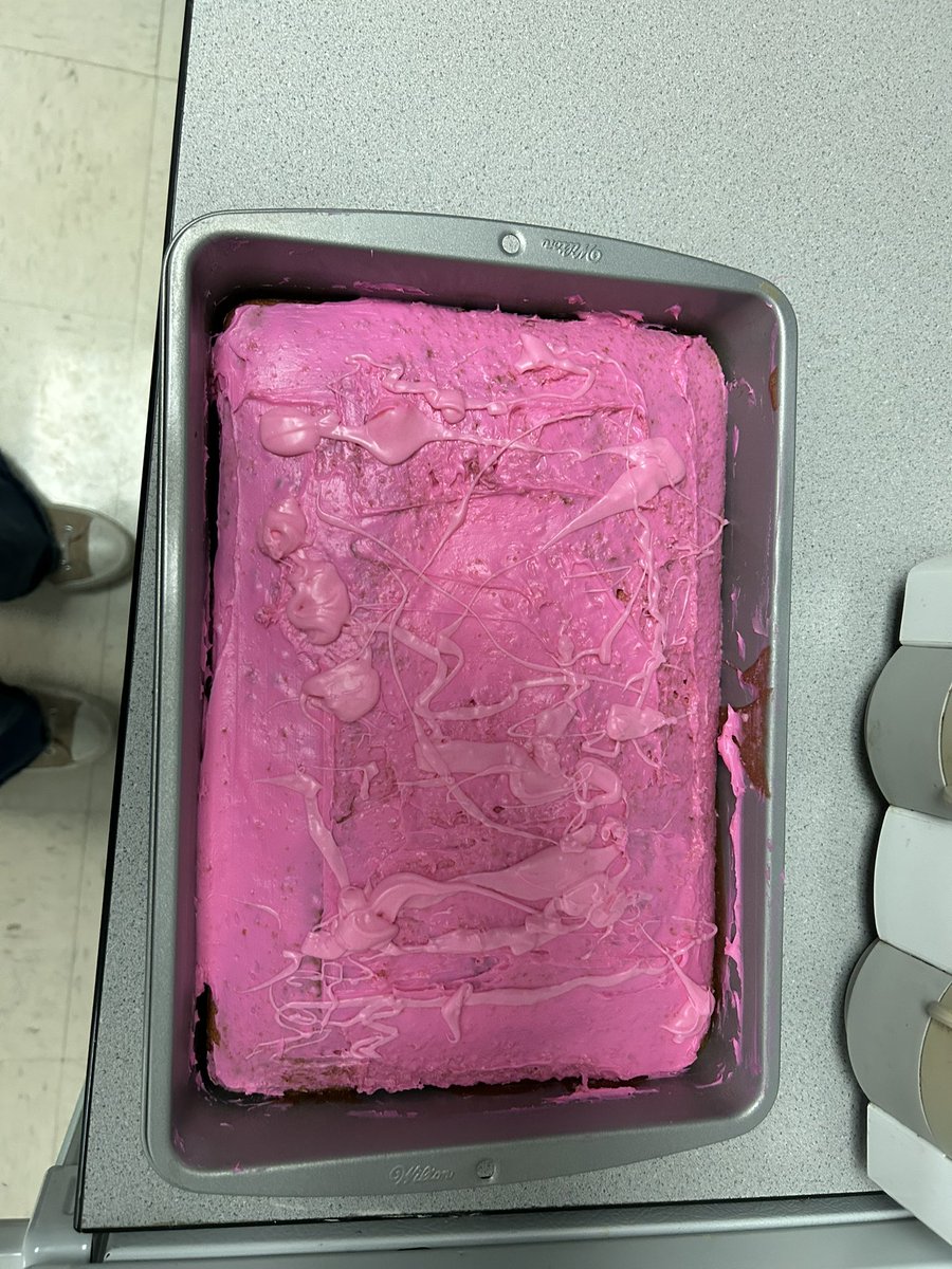 This week’s Classroom Recipe: Vanilla Cake🍰

This one was a classroom favorite for sure! Our executive chef decided she wanted to add pink food coloring to the cake and icing so we were able to learn what happens when we mix in food coloring! 

Stay tuned for next week’s recipe!