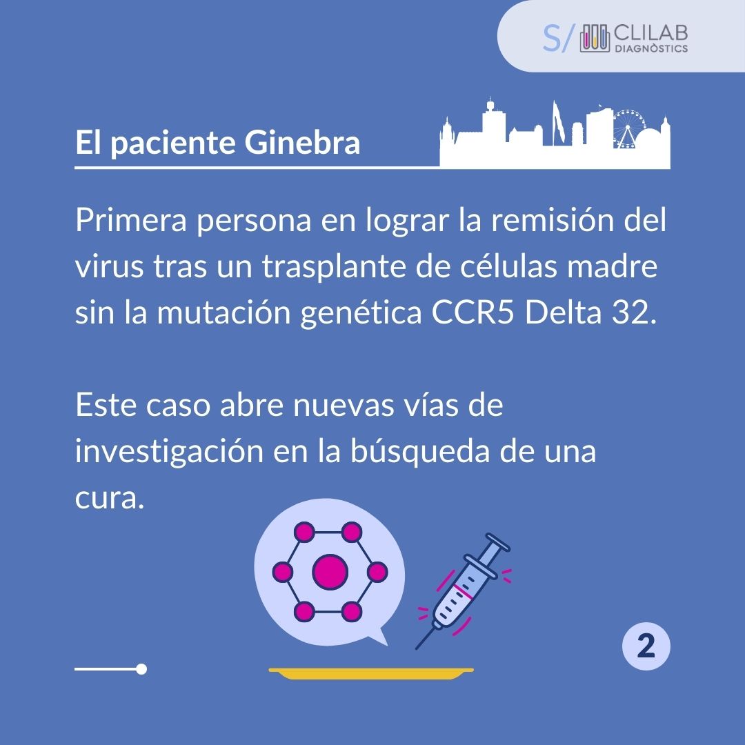 🌍 A diferencia del Paciente de Berlín, el Paciente de Ginebra no recibió células con la mutación CCR5Δ32, pero logró la remisión del VIH. Este caso reciente nos muestra que hay más de una vía para combatir      el virus. #VIH #CLILAB #IciStem <a href="/cesida_esp/">CESIDA</a> <a href="/AhfColombia/">AHF Colombia</a>