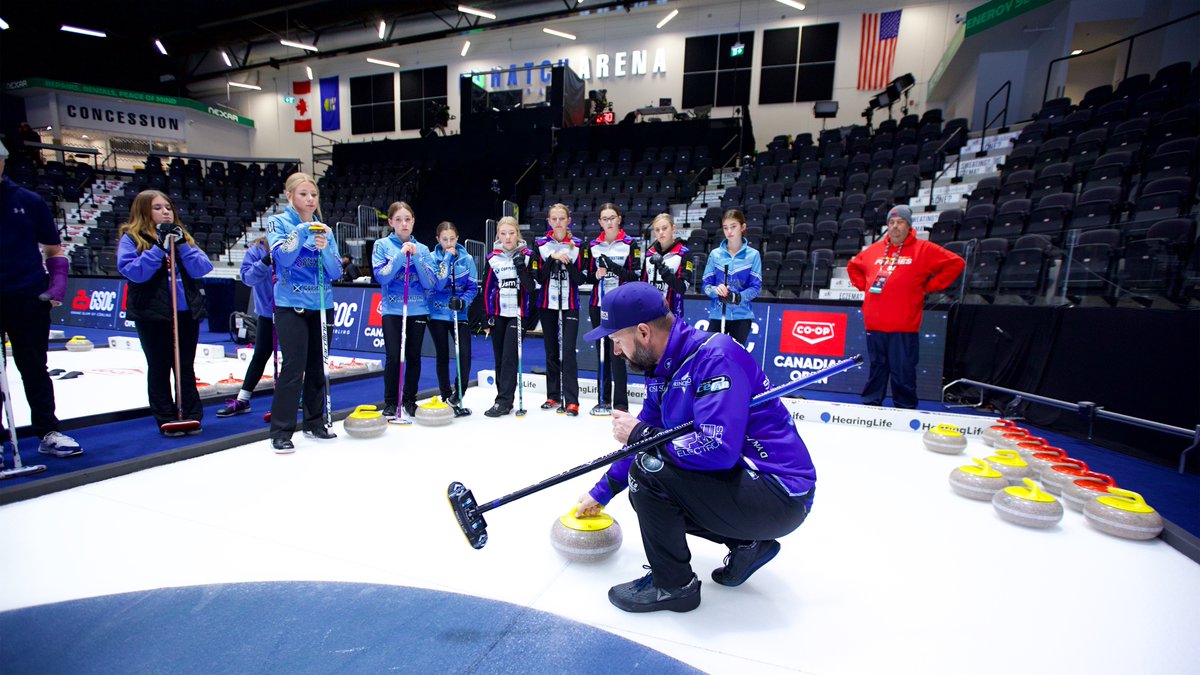 A huge thank you to Reid Carruthers and Connor Njegovan for their incredible support with the Junior Grand Slam of Curling in Nisku. 🙌  

Founded in 2012, #JsGSOC brings young curlers onto world-class arena ice and connects them with curling pros. 🥌 

#curling #GSOC
