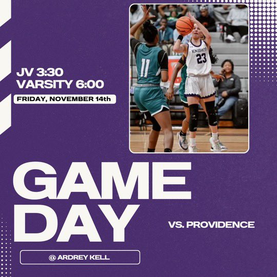 🏀 GAME DAY 🏀

It’s go time!  

HOME OPENER 
AK vs Providence 

JV - 3:30 PM
Varsity - 6:00 PM

Come through, bring the energy, and let’s make some noise! As we PROTECT THE CATSLE !! 

#AKBasketball #KnightUp #GameDay #HEART
