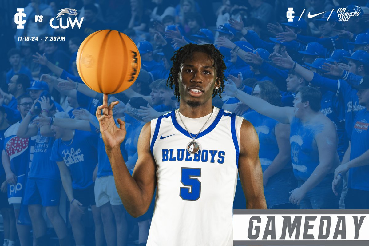 It’s another Illinois College Men’s Basketball GAMEDAY 🔵⚪️

The Blueboys play host to Concordia University (WI) in the opening round of the Bill Merris Tournament at 7:30pm.

Live stream: illinoiscollegeathletics.com/watch/?Live=228

#6W
#ICVE