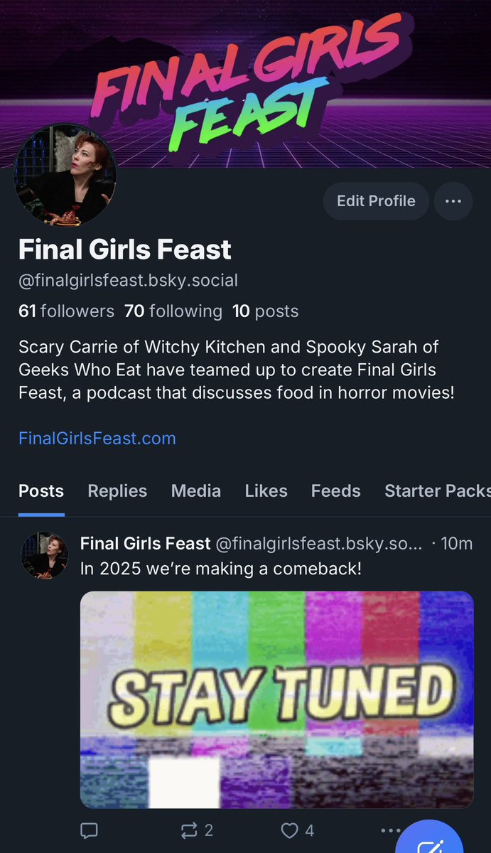 Final Girls Feast tweet media