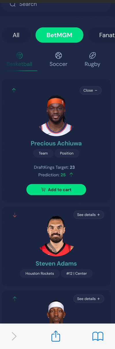 PhilPicksAI's tweet photo. Take the guesswork out of your parlays with https://t.co/jcZUSGkmD3! 🚀 AI-powered sports predictions are here to give you the edge you need. Sign up now and stay ahead of the game! 🏆 #PhilPicks #SportsBetting #AIAnalytics #WinSmart https://t.co/jfA6otvk45