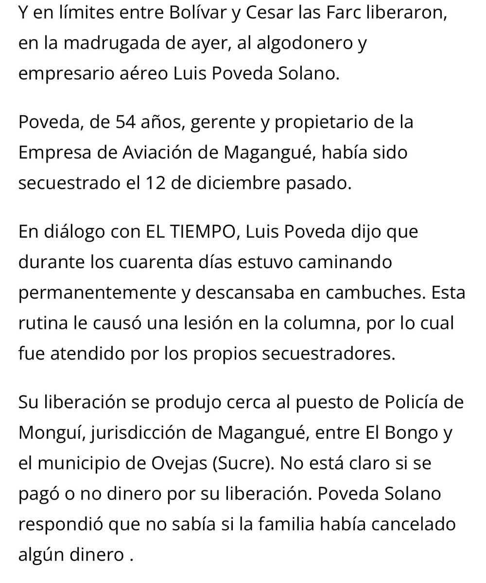 JuanCMerlano's tweet photo. 32 años ya (mi edad) desde que mi abuelo fue secuestrado, nunca fue reparado por el Estado ni mucho menos por FARC, ni siquiera lo acreditaron como víctima. Tuvo que salir corriendo del país y perdió absolutamente todo. No lo “liberaron”, lo extorsionaron

https://t.co/ZVL5jiMg7U https://t.co/02Qrd9OiI8